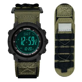 Чоловічий годинник Awarder 036 Nylon Pro Black-Army Green