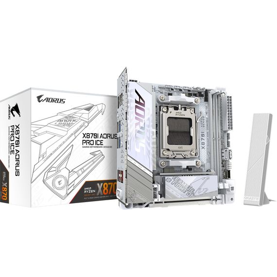 Материнская плата GIGABYTE X870I AORUS PRO ICE | Зображення 5