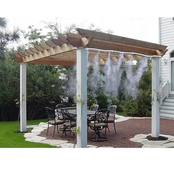 Садовий туманоутворювач 20 м для альтанок і відкритих майданчиків, система розпилення води | Зображення 6