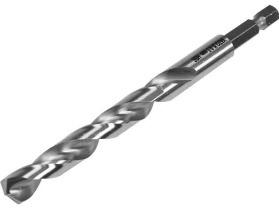 Свердло по металу YATO Польша: HSS6542, Ø=9.5мм, HEX-1/4", l=125/81мм, для нержав., конструкт., легов.стали