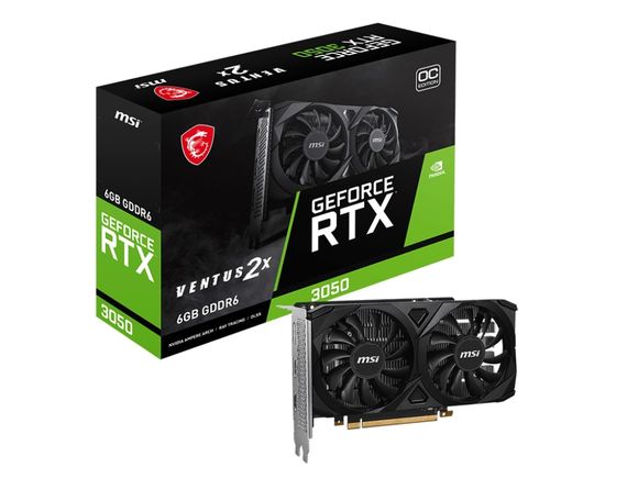 Відеокарта MSI GeForce RTX 3050 6GB GDDR6 VENTUS 2X OC 912-V812-015 | Зображення 4