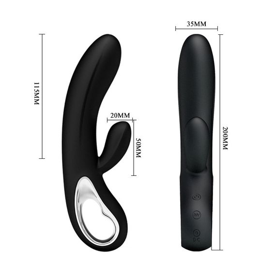 Вібратор - Pretty Love Elmer Vibrator Black Sex Aura | Зображення 5