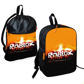 Школьный рюкзак детский Роблокс / Roblox + Сумка для обуви спортивной формы рюкзак-мешок мальчику (01819)