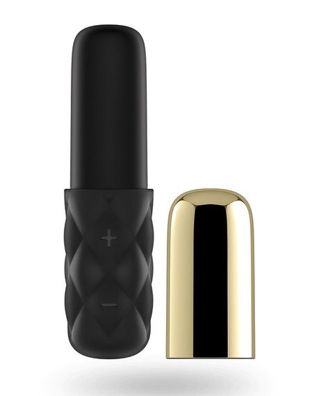 Потужний мінівібратор Satisfyer Sparkling Darling Gold зі знімним ковпачком, 16 режимів роботи | Зображення 2