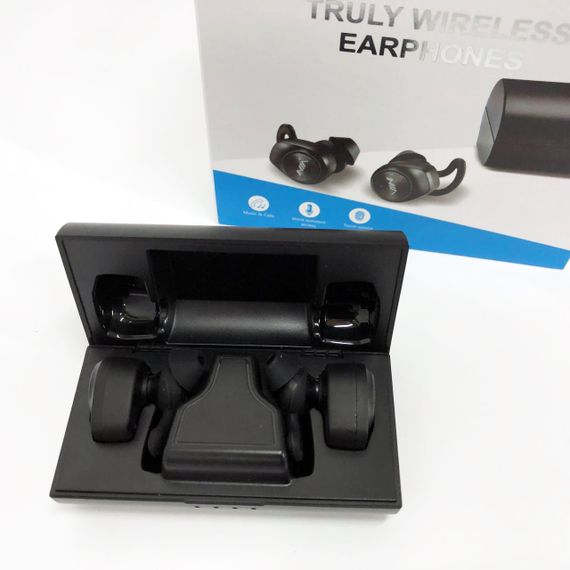 Гарні бездротові навушники Bluetooth, Бездротові блютуз навушники із зарядним боксом HR-45 | Зображення 8