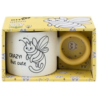 Чашка Kite 370 мл Crazy cat (K25-220-5) | Зображення 3