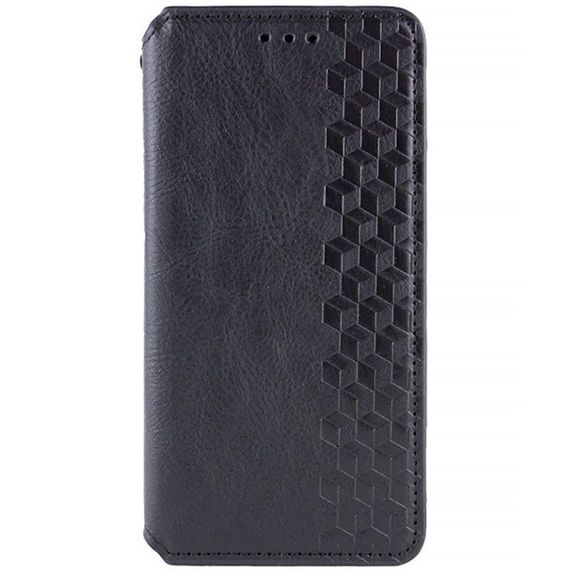 Кожаный чехол-книжка GETMAN Cubic (PU) для Apple iPhone 12 Pro Max (6.7") Черный