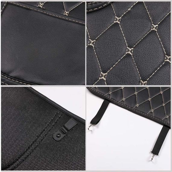 Універсальна накидка на спинку переднього сидіння автомобіля Black | Зображення 3