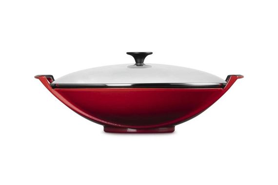 Сковорода ВОК Le Creuset Wok 25304360600460 36 см красная | Зображення 1