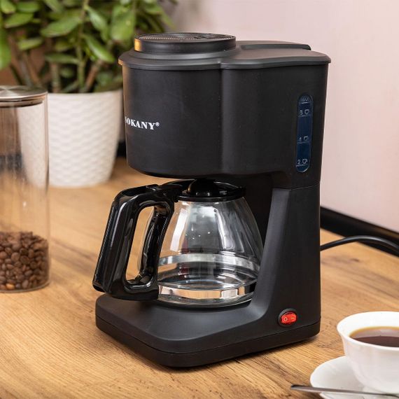 Кавоварка краплинна Sokany з підігрівом кавника 600 мл SK-124 | Зображення 1