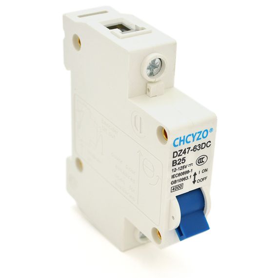 Автоматичний вимикач Voltronic YT-DC25A-1P, B63, 12-125V