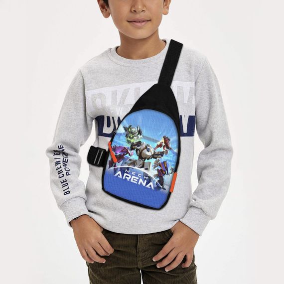 Сумка через плече дитяча Mech Arena 29х17 см сумка слінг для хлопчика (01951)