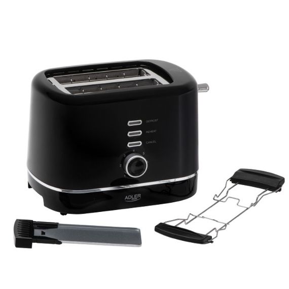 Тостер Adler AD 3224 black 850 Вт черный | Зображення 2