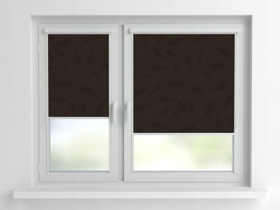 Рулонна штора Rolets Натура 2-2261-850 85x170 см закритого типу Шоколадна