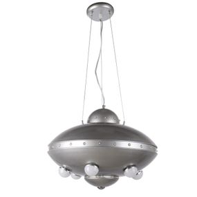 Люстра с пультом для детской LED 6W CW+BL GY (KL-427S/6)