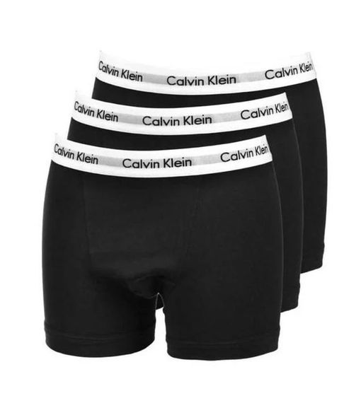 Набір чоловічих анатомічних трусів боксерів подовжений фасон Calvin Klein men boxer 3 шт в наборі.