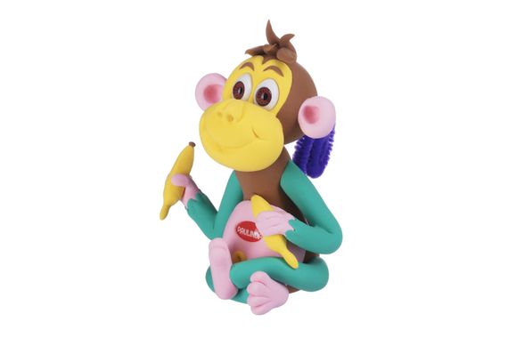 Масса для лепки Paulinda Super Dough Monkey World  обезьяна с глазами PL-081537-1 (PL-081537-1) | Зображення 2