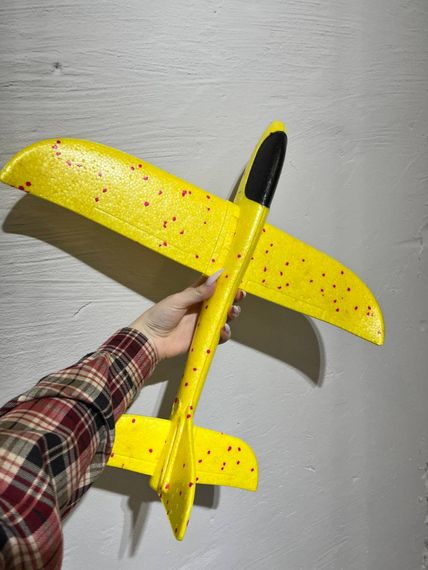 Детский метательный самолет-планер C28006(Yellow) длина 24 см | Зображення 2