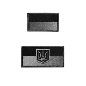 Шеврон IDEIA 86896 Україна   габардин Чорний