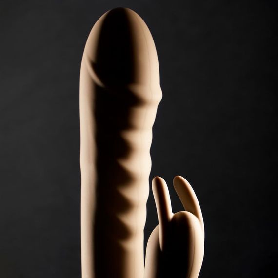 Вибратор-кролик Sweet Em Velvet Lure, 3 режима вибрации + 10 режимов у отростка, зеленый sexstyle | Зображення 9