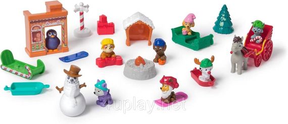Адвент календарь Щенячий патруль 2024 Paw Patrol Advent Calendar Подарочный праздничный набор | Зображення 3