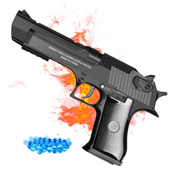 Іграшковий Пістолет на Орбізах Desert Eagle Нейлоновий Гель Бластер 2 Режима з Функцією BlowBack для Дітей та Дорослих