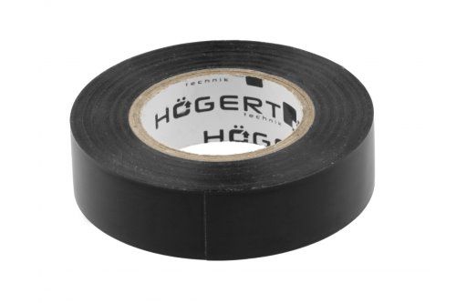 Стрічка ізоляційна ПВХ, чорна, HT1P281 уп 1 шт Hoegert