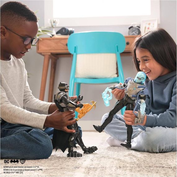 DC Comics Batman vs Mr Freeze Набір 30см фігур Оригінал Бетмен проти містер Фріз з аксесуарами | Зображення 5