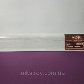 Плинтус глянцевый ПВХ WinnPol 60×2500 мм Дуб Тирено Беленый (92504-8)