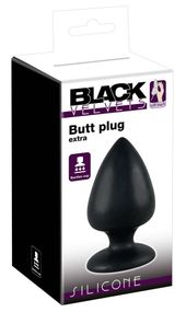 Анальна пробка - Black Velvets Butt Plug Extra Sex Aura