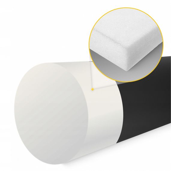 Валік для реабілітації та масажу 4FIZJO 30 x 10 см Black (P-5905973403009) | Зображення 1