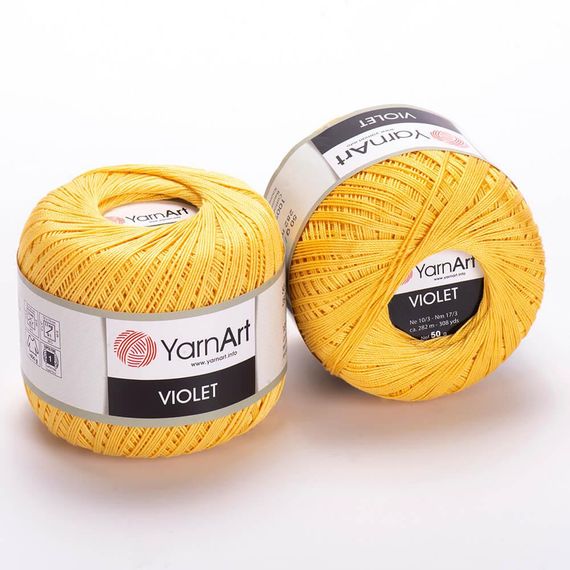 Пряжа YarnArt Violet номер кольору 4653 бавовна пряжа ярнарт віолет