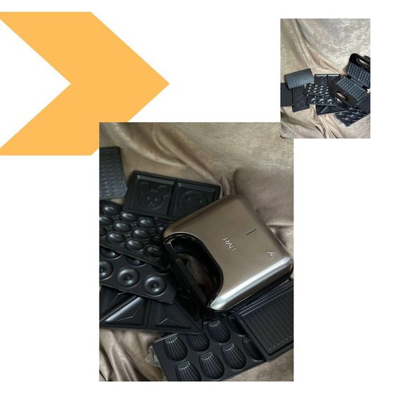 Вафельниця гриль 10 в 1 мультипекар RAF R.209 (47164-209_1439) | Зображення 1