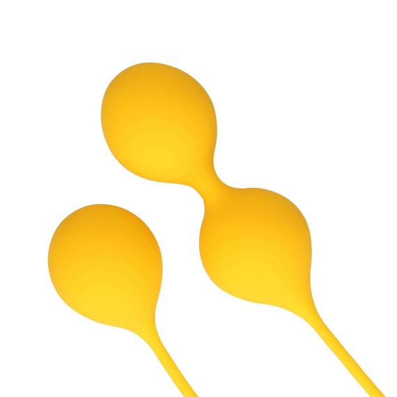 Набір вагінальних кульок - Loveline Silicone Kegel Balls Training Set Carambola Sex Aura | Зображення 4