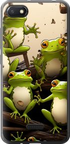 Чехол на Xiaomi Redmi 6A Жабки "5656u-1531-17620"