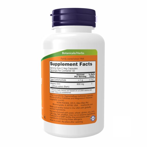 Slippery Elm 400 mg - 100 vcaps | Зображення 1