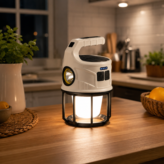 Ліхтар ручний SSP-11/SL-008 / Світильник Outdoor camping на сонячній батареї / Лампа-ліхтар 6 режимів роботи | Зображення 3