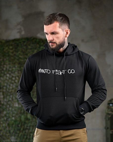 Худи manto fight go  black ПП7878 | Зображення 1