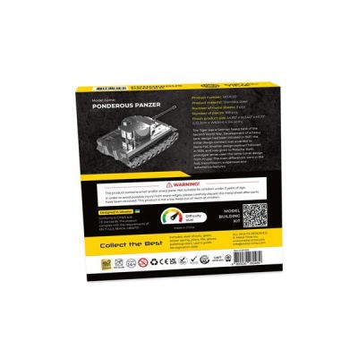 Конструктор Metal Time Коллекционная модель Ponderous Panzer Heavy Tank Тяжелый танк Тигр (MT020) | Зображення 1