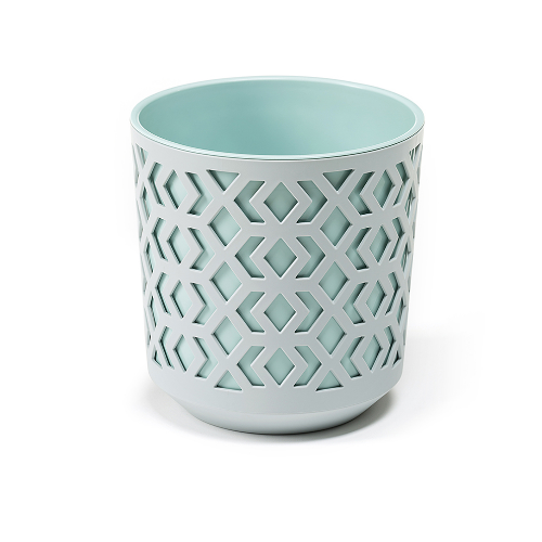 Вазон Ацтек 30см світло-сірий/морський Ламела