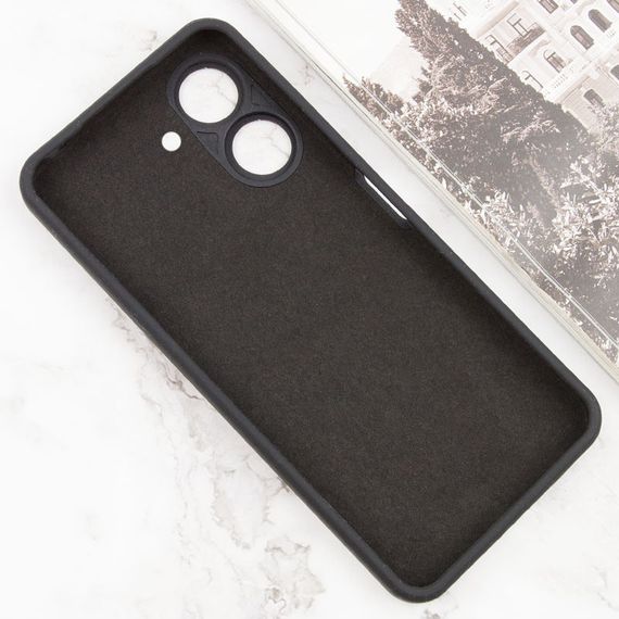 Чохол TPU GETMAN Liquid Silk Full Camera для Xiaomi Redmi 13C / Poco C65 Чорний / Black | Зображення 2