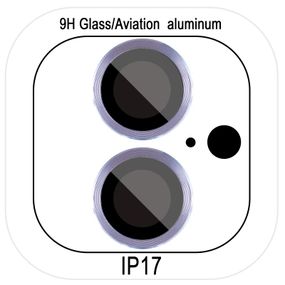 Защитное стекло Metal Classic на камеру (в упак.) для Apple iPhone 17 (6.3") Голубой / Light Blue