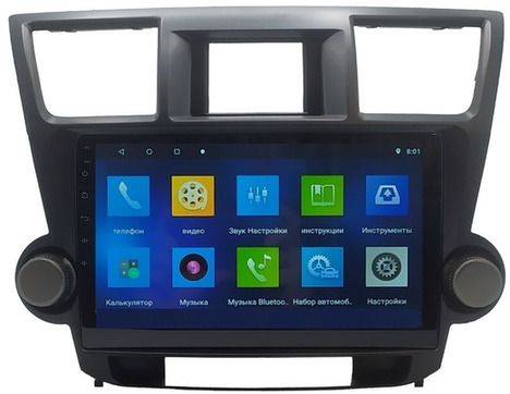Автомагнітола 10 дюймів Android 10.1 XPRO для Toyota Highlander 2009-2014 4/32 (MER-14132_6237)