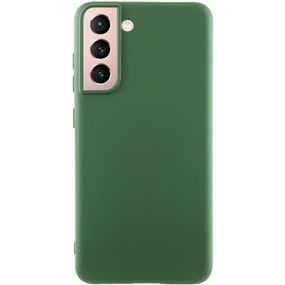 Чохол Silicone Cover Ummi Lakshmi (AA) для Samsung Galaxy S21 Зелений / Dark green