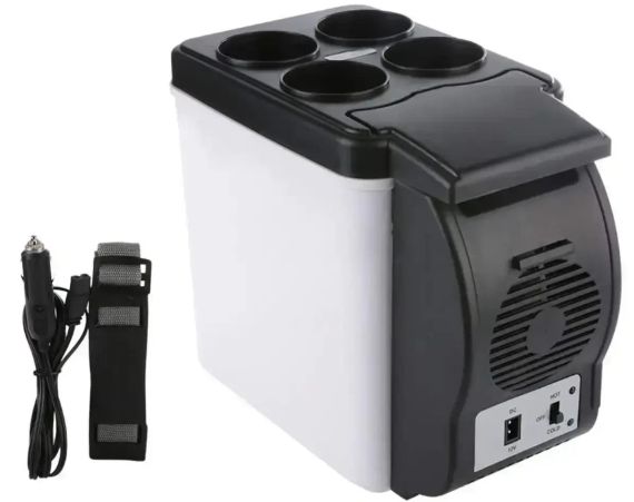Автомобильный мини-холодильник Cooling and Warming Refrigerator 6L, Холодильник для машины | Зображення 6