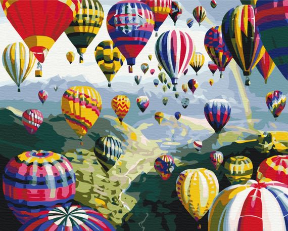 Картина по номерам "Разноцветные шары", 40x50 BS6524