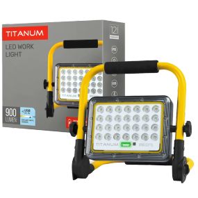 TITANUM TL-FA-105 LED прожектор акумуляторний IP65 20W 900Lm 5000K - Освітлення