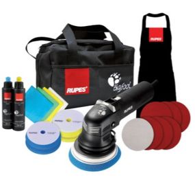 Ексцентрикова полірувальна машина в наборі делюкс LHR12E Duetto DLX, ТМ RUPES