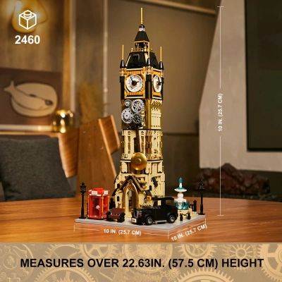 Конструктор Pantasy Original - Steampunk Парк Часовая башня в стиле стимпанк (85008) | Зображення 1