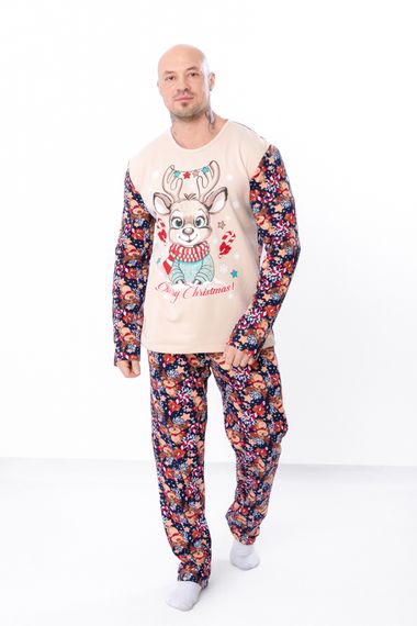 Піжама чоловіча "Family look" Носи своє 50 Персиковий (p-12943-180434)
